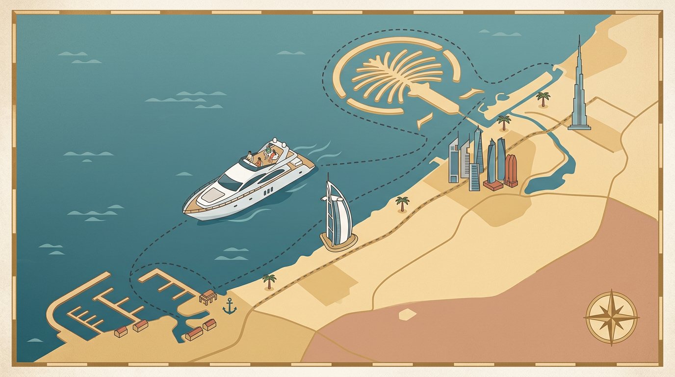 Map: Catamaran Trip