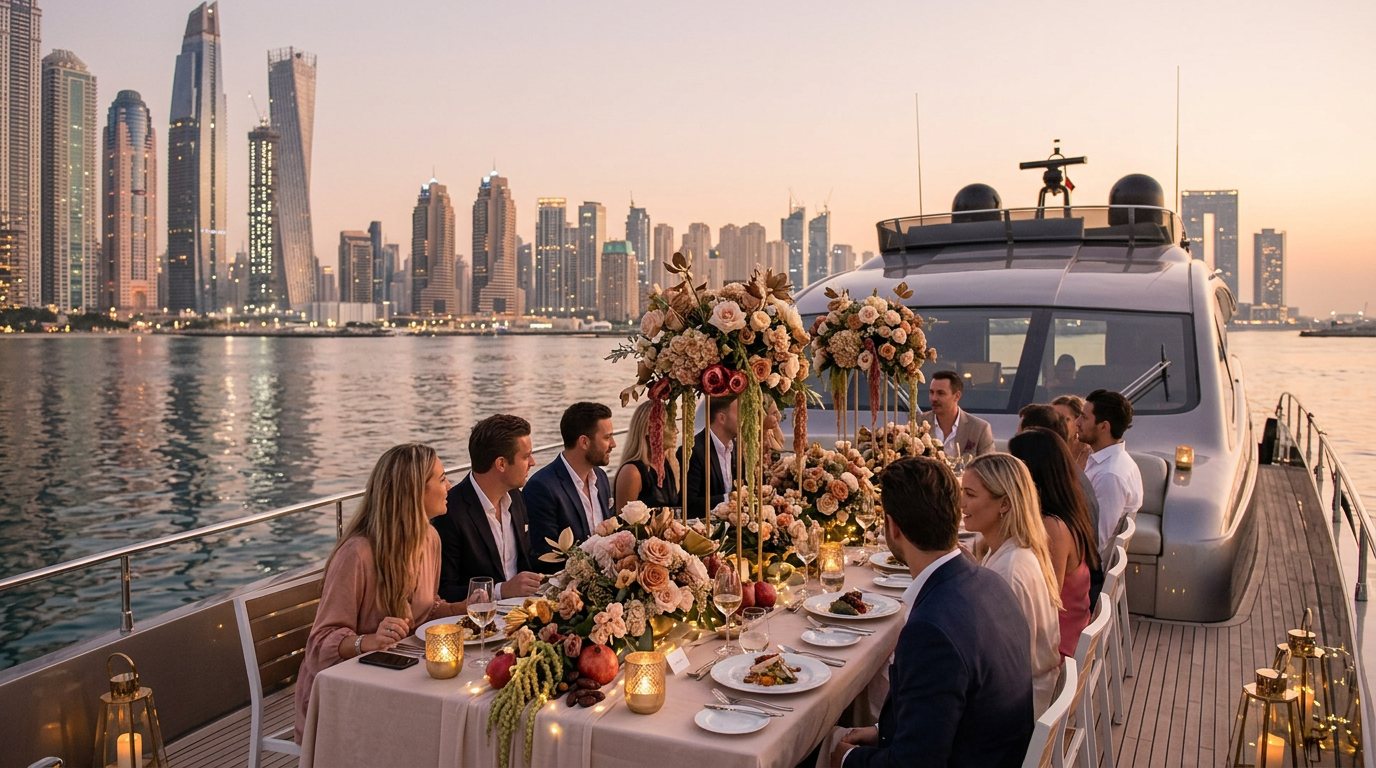 Dinner on Yacht in Dubai