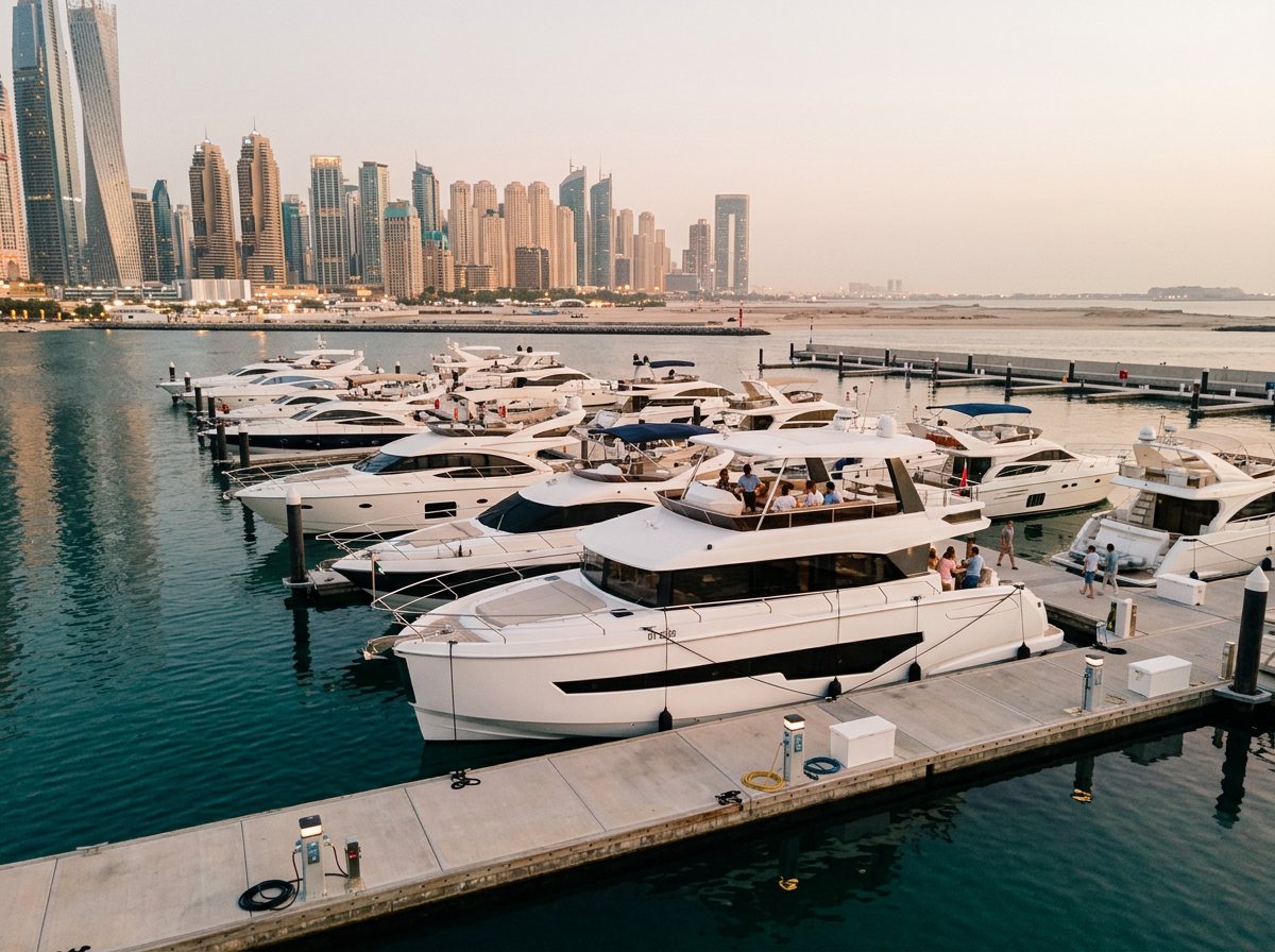 Yacht Rental in Dubai Harbour, picture 1