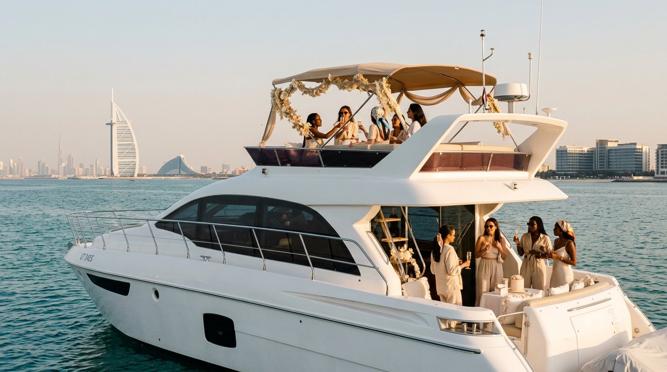 Ladies Only Yacht Charters in Dubai