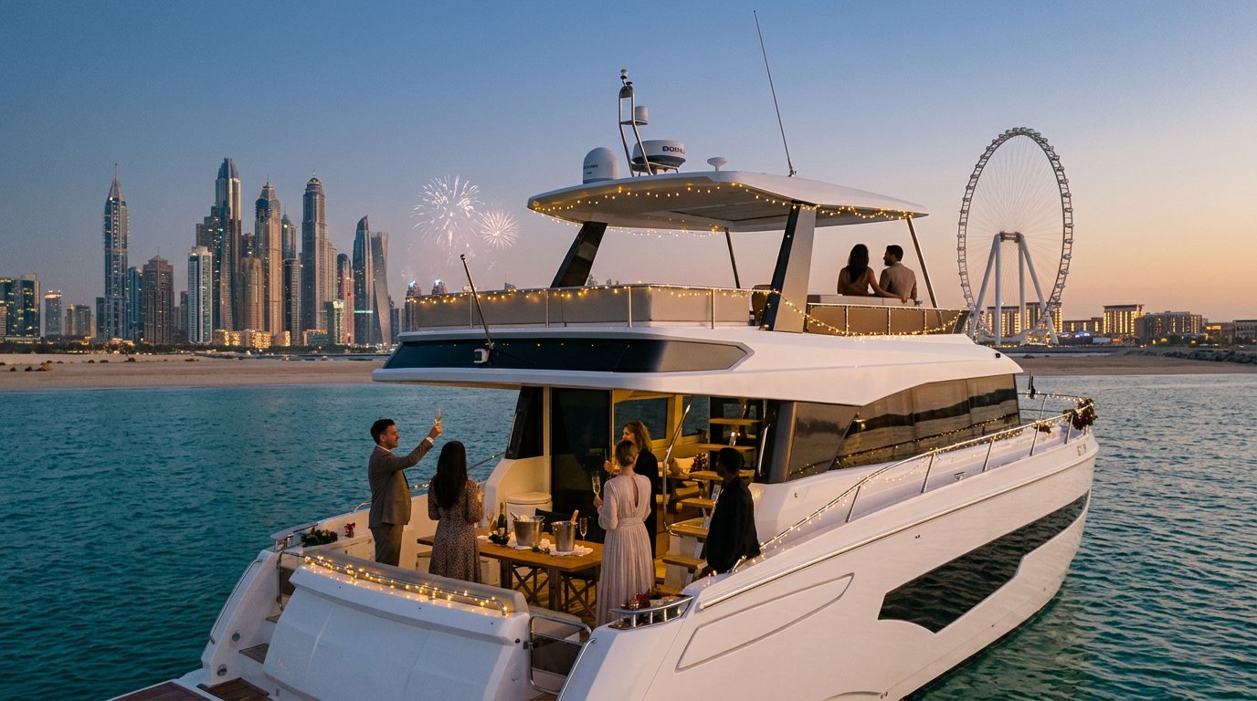 New Year Yacht Rental in Dubai