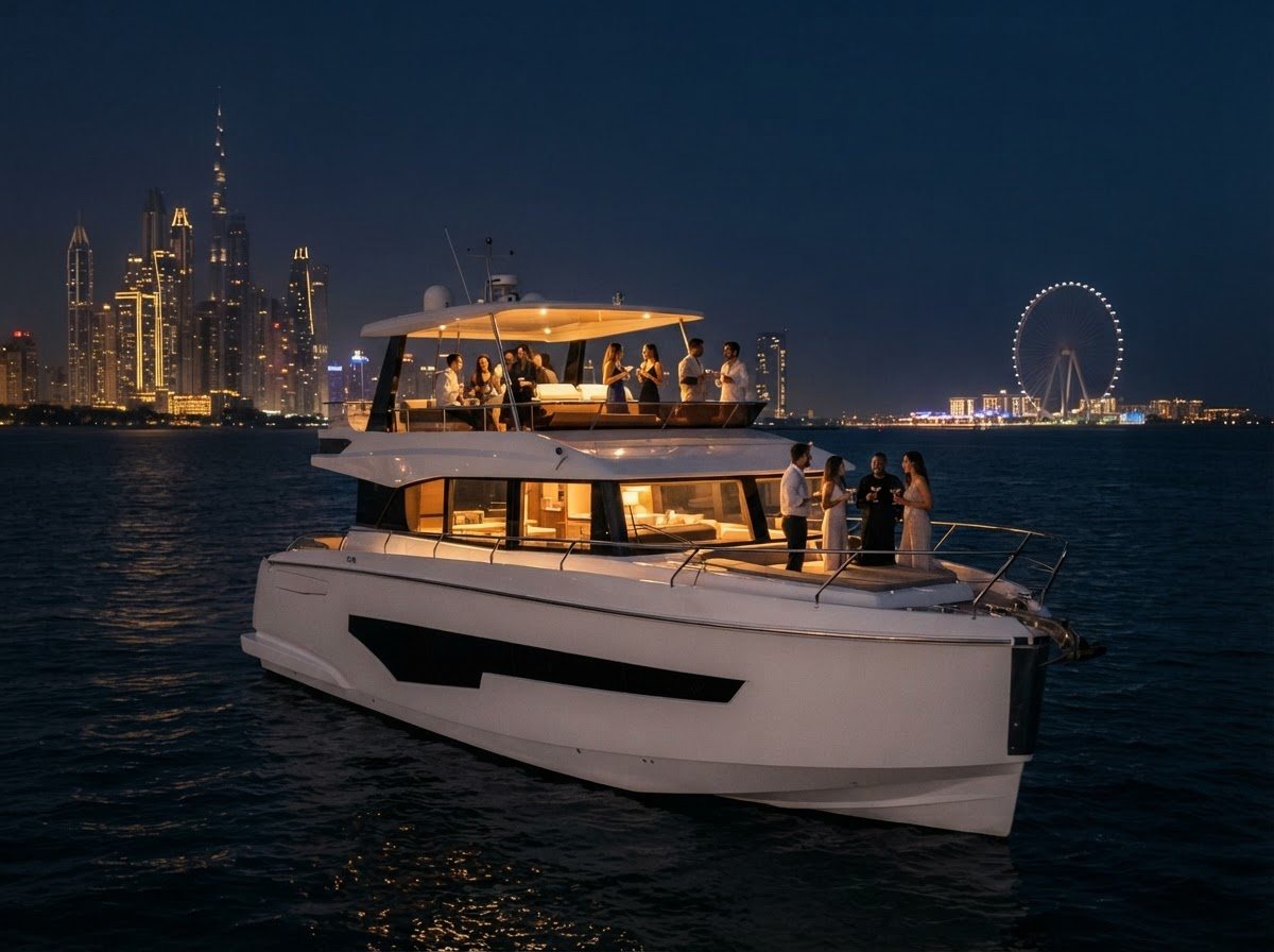 Night Yacht Party in Dubai, picture 2