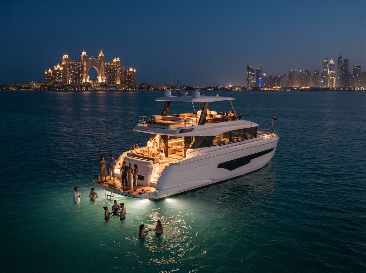 Night Yacht Party in Dubai, picture 4
